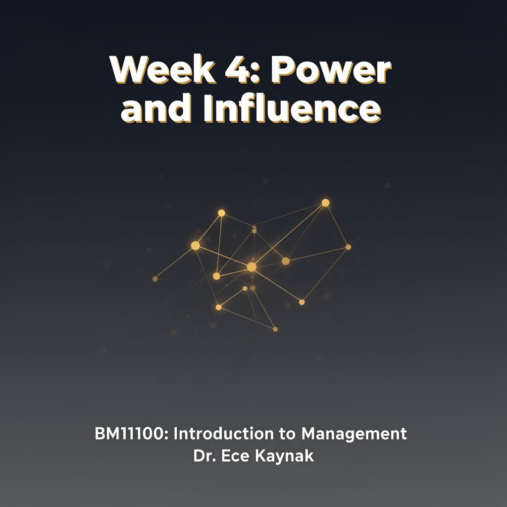 Power and Influence in Organizations
