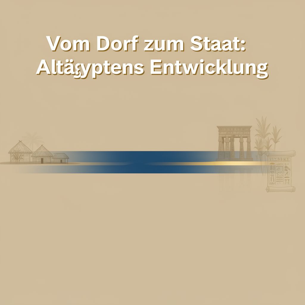 Vom Dorf zum Staat: Altägyptens Entwicklung