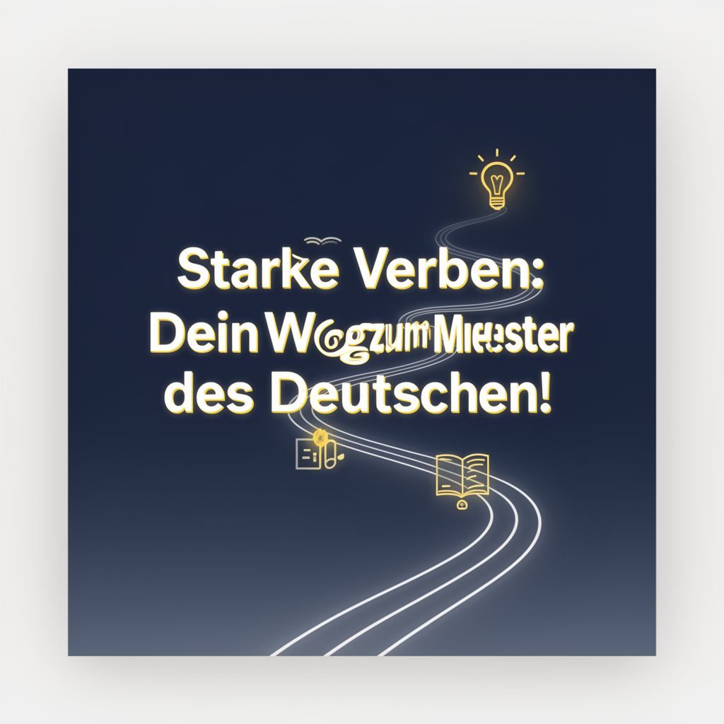 Starke Verben: Dein Weg zum Meister des Deutschen!