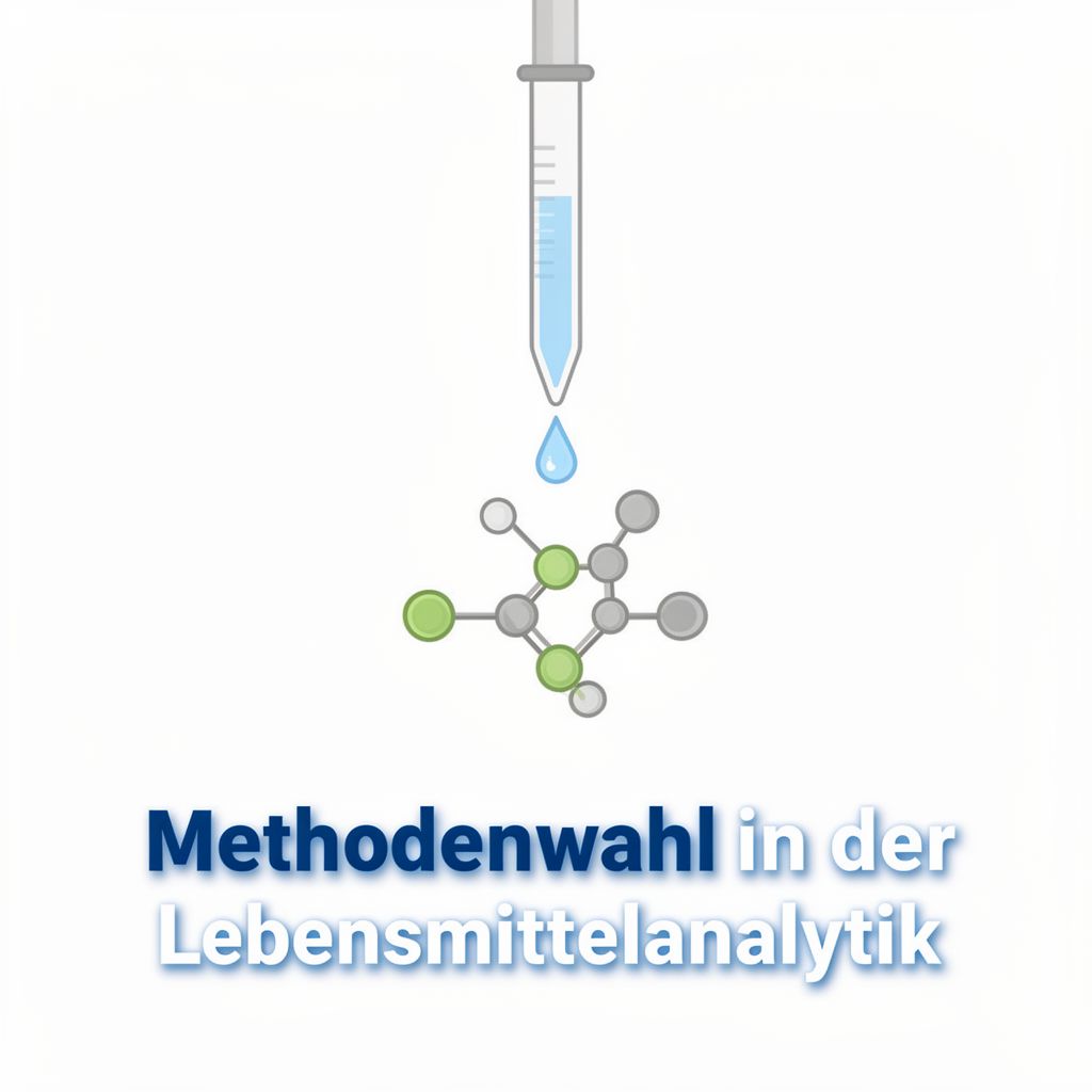 Methodenwahl in der Lebensmittelanalytik