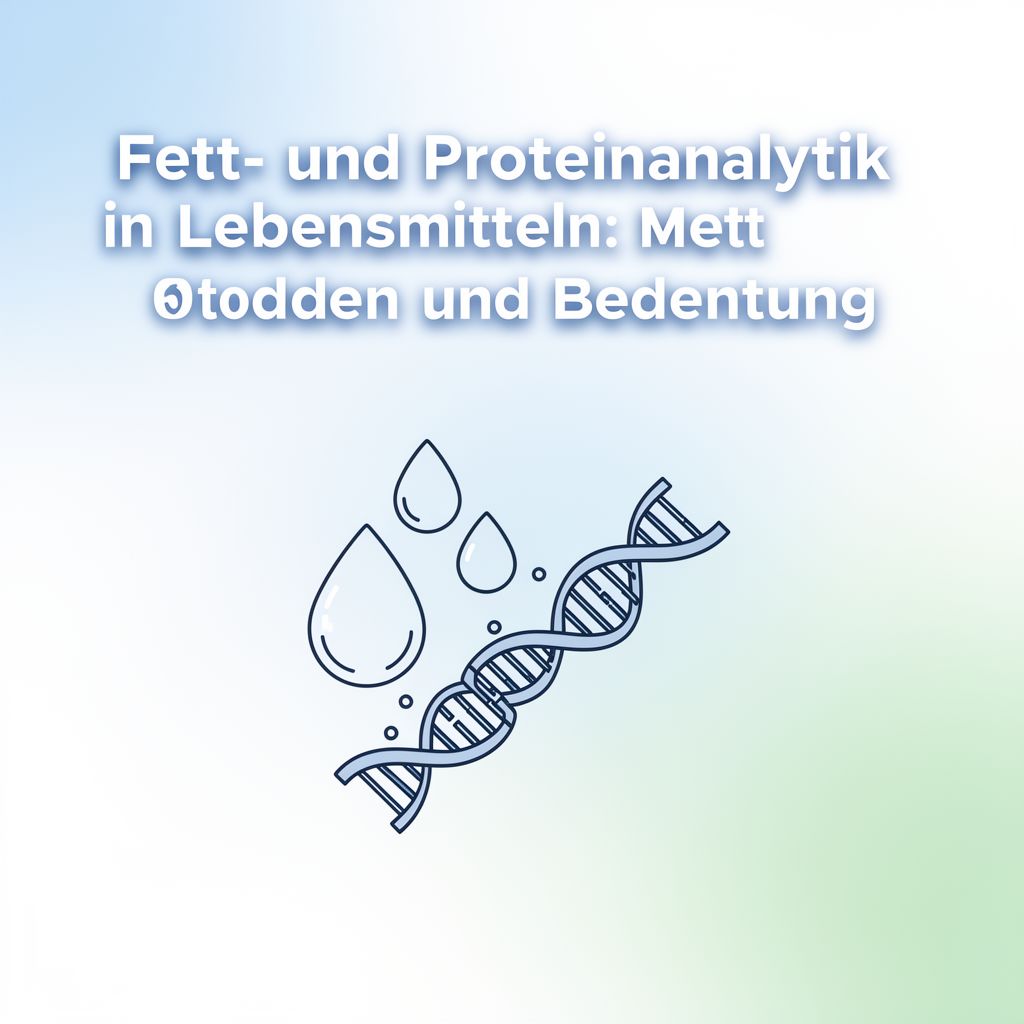Fett- und Proteinanalytik in Lebensmitteln: Methoden und Bedeutung