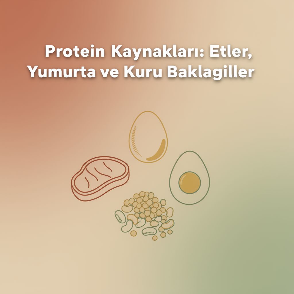 Protein Kaynakları: Etler, Yumurta ve Kuru Baklagiller
