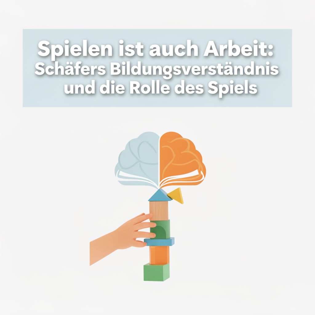 Spielen ist auch Arbeit: Schäfers Bildungsverständnis und die Rolle des Spiels