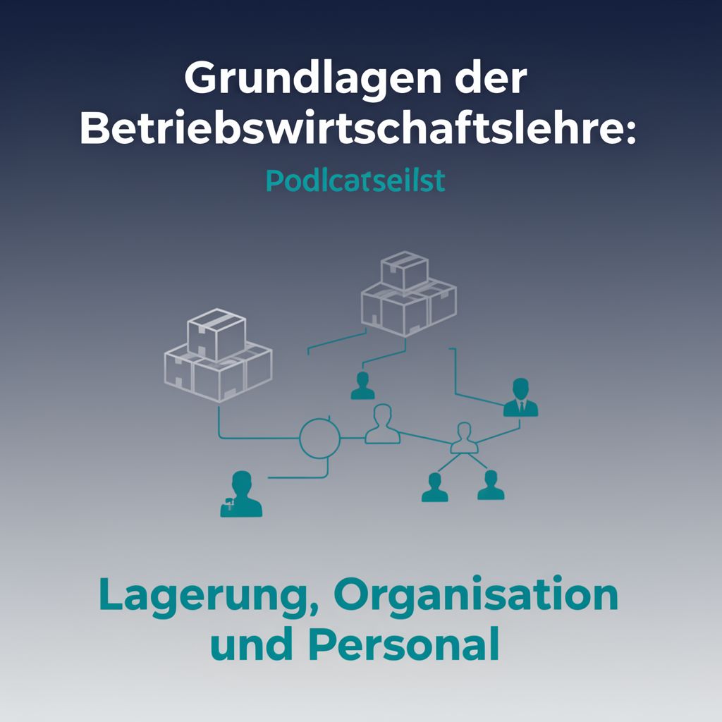 Grundlagen der Betriebswirtschaftslehre: Lagerung, Organisation und Personal