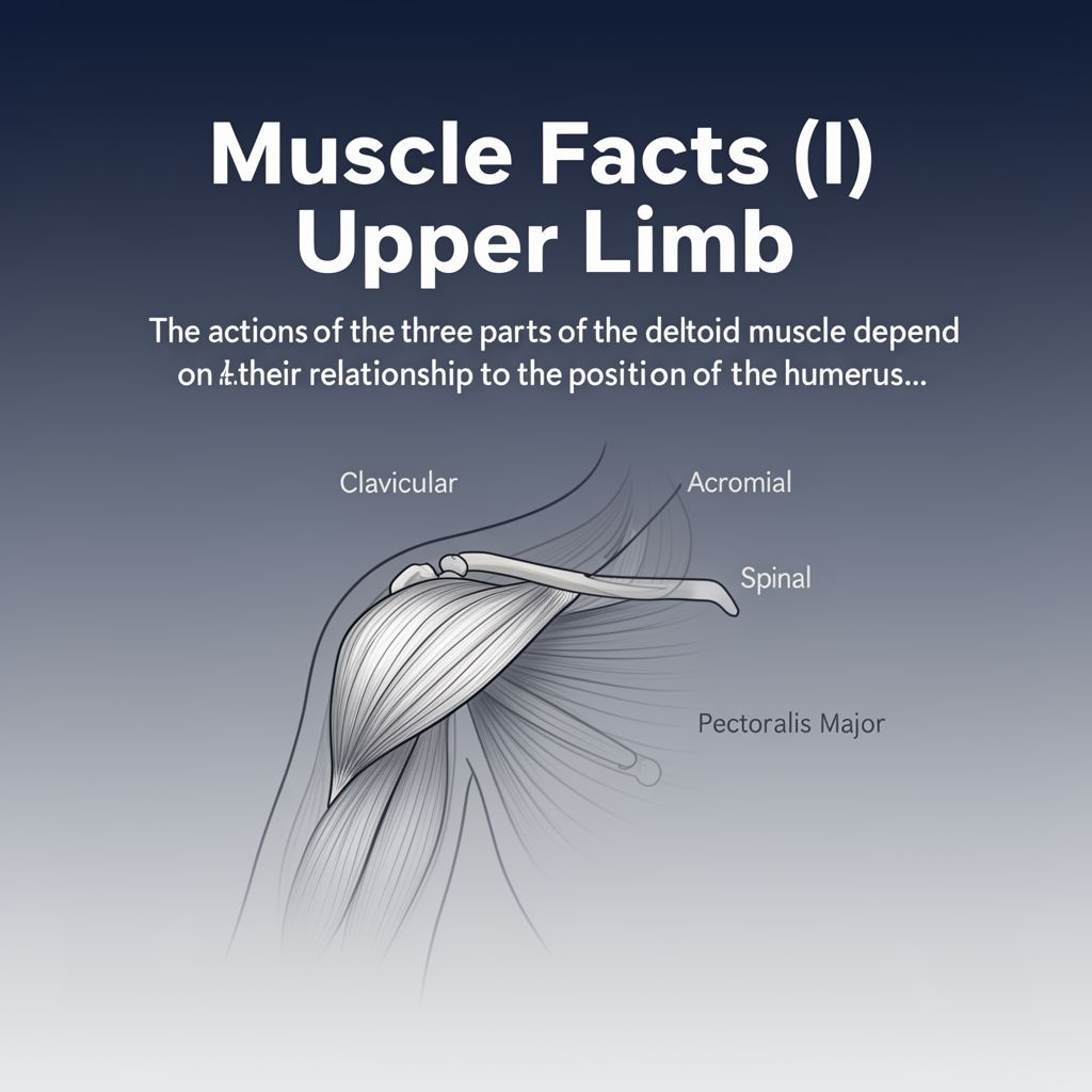 Upper Limb Muscle Anatomy: Deltoid, Rotator Cuff, Pectoralis Major, and Coracobrachialis