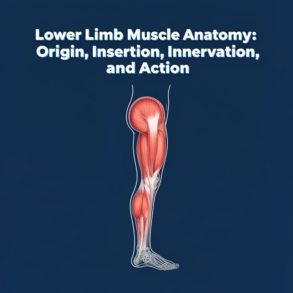 Lower Limb Muscle Anatomy: Origin, Insertion, Innervation, and Action
