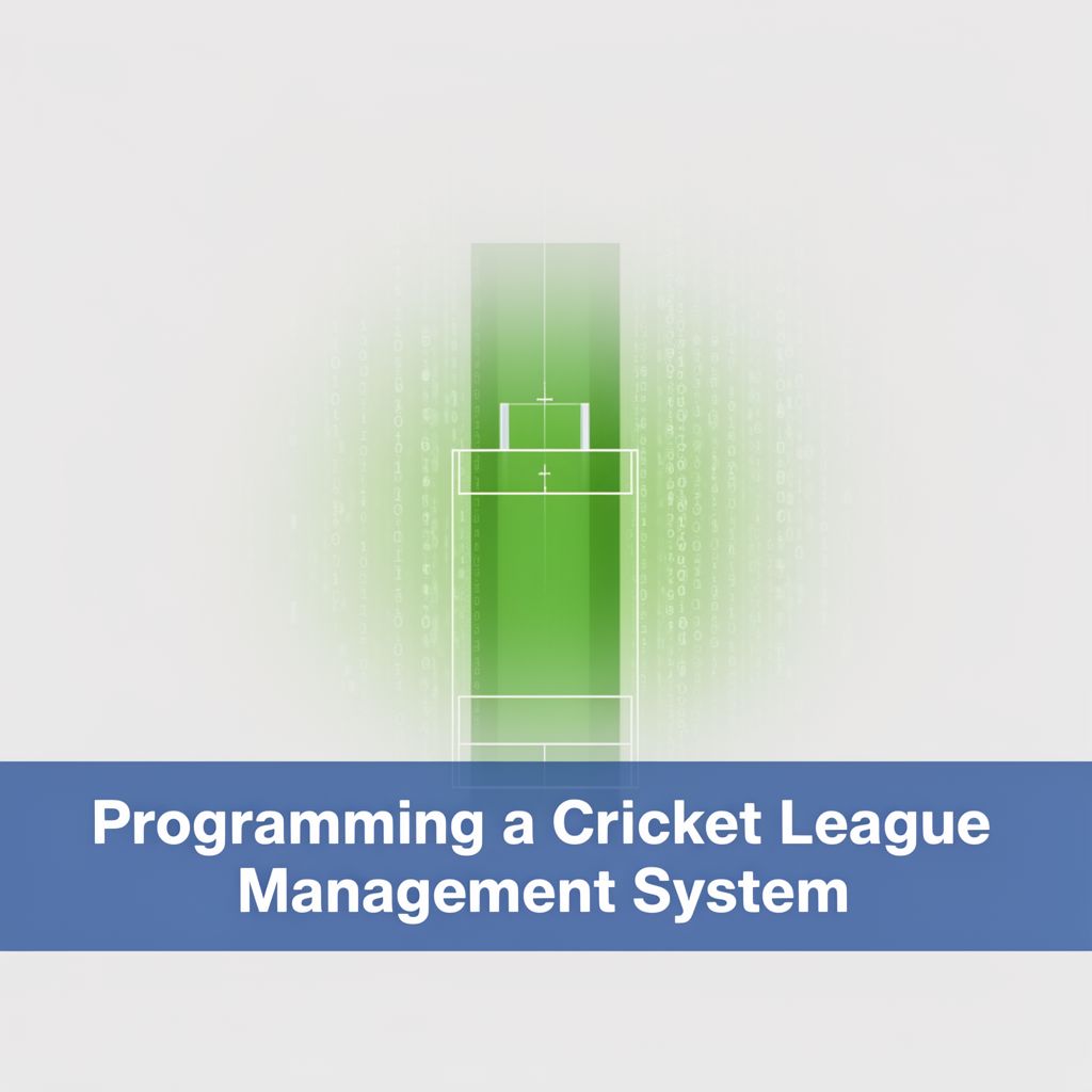 Programming a Cricket League Management System