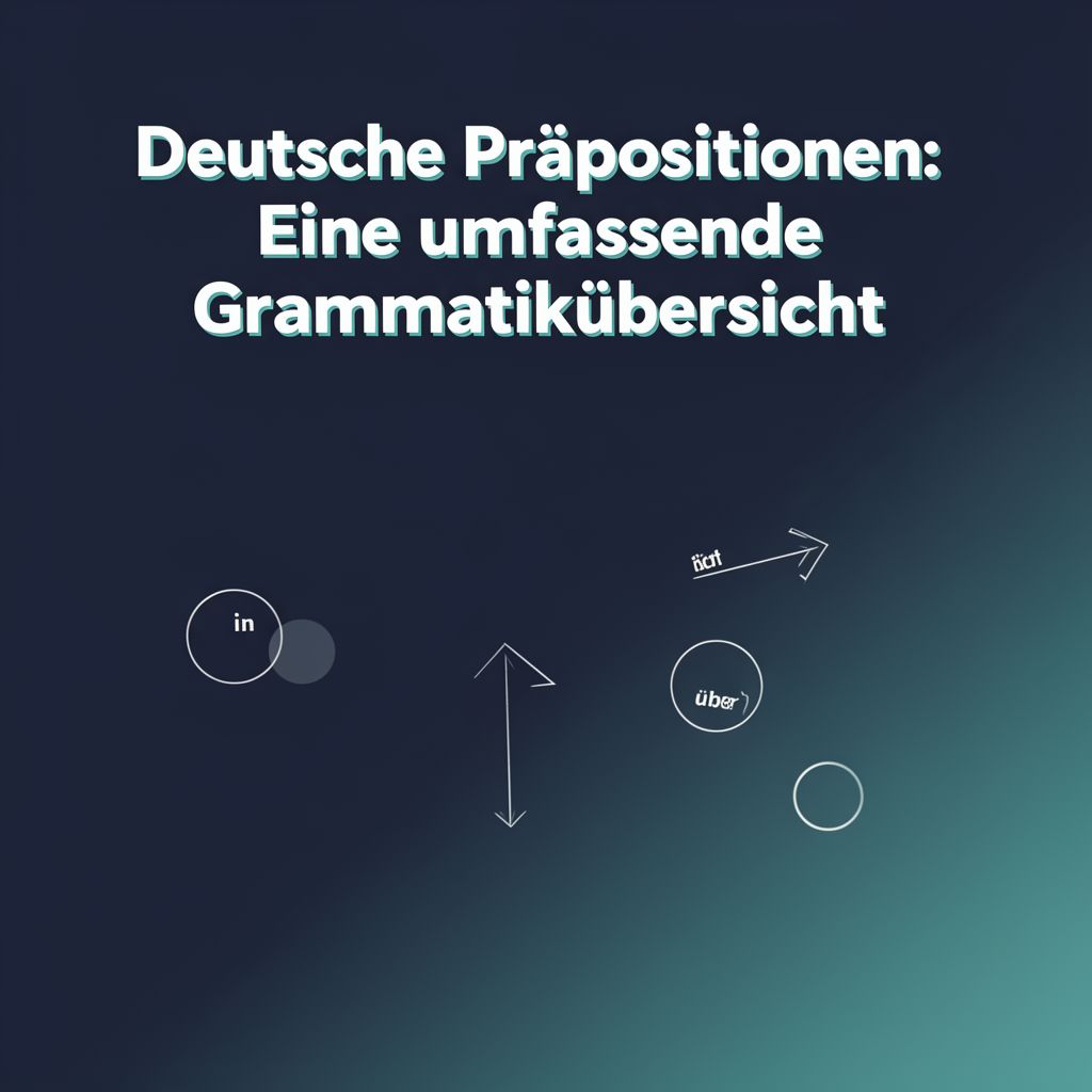 Deutsche Präpositionen: Eine umfassende Grammatikübersicht
