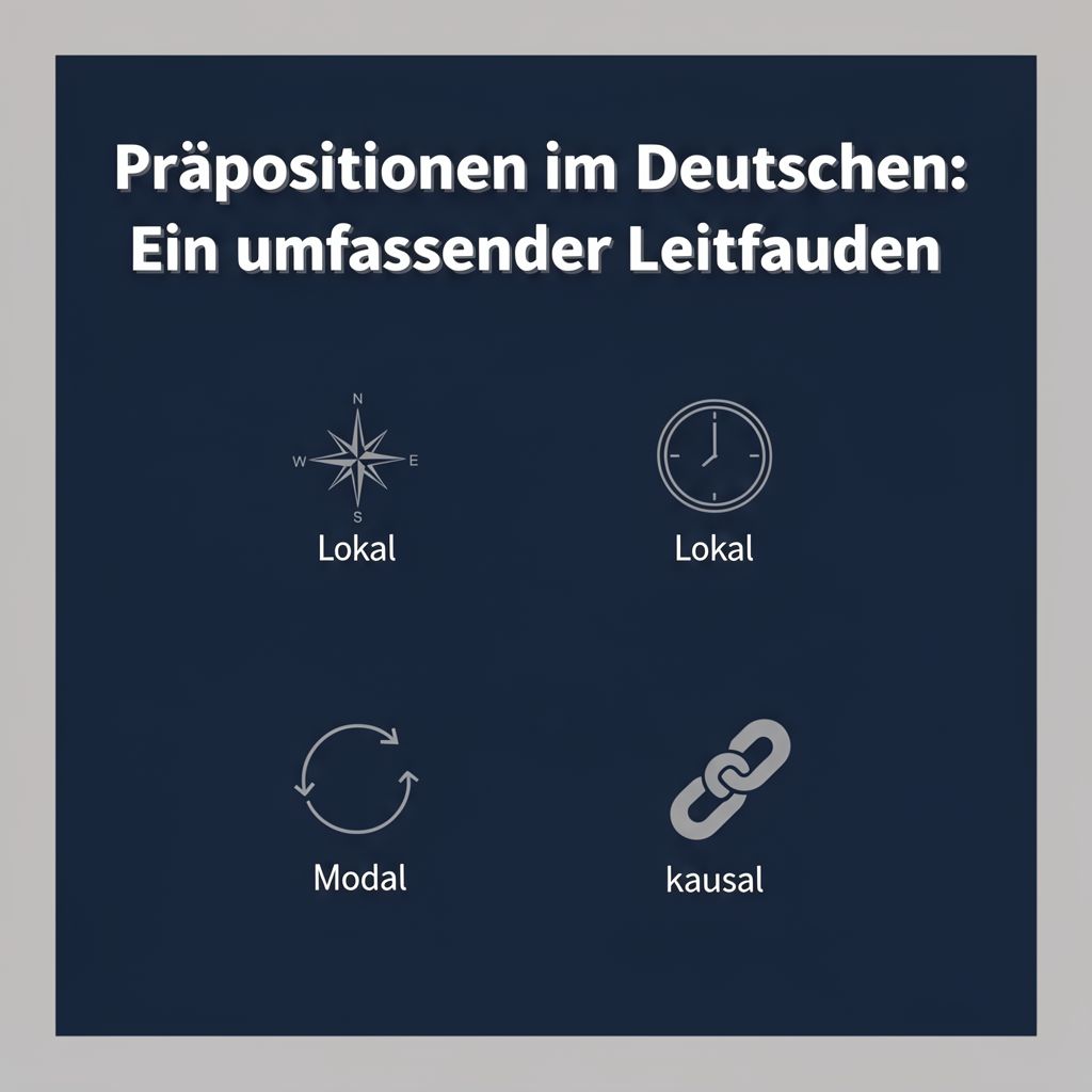 Präpositionen im Deutschen: Ein umfassender Leitfaden
