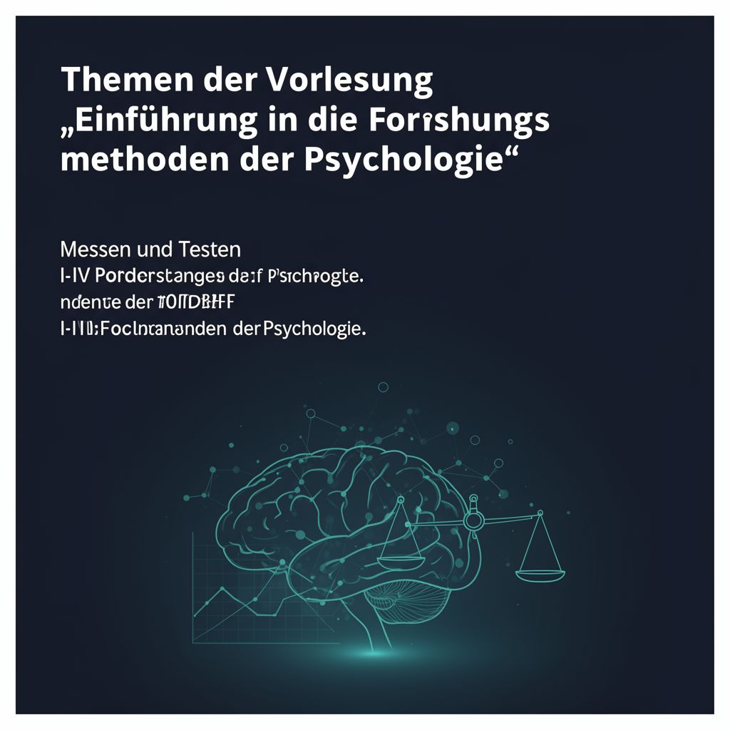 Messen und Testen in der Psychologie: Grundlagen und Gütekriterien