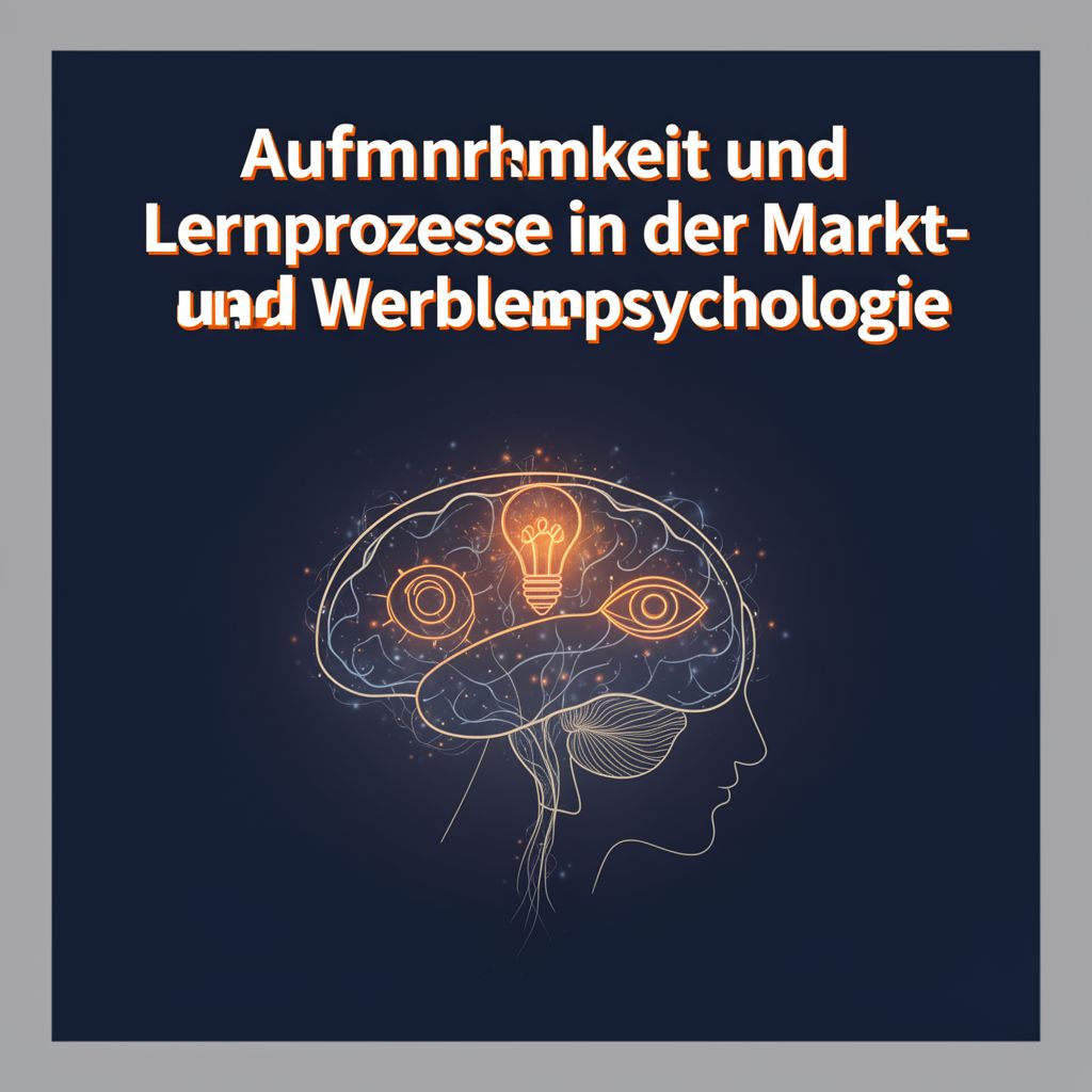 Aufmerksamkeit und Lernprozesse in der Markt- und Werbepsychologie