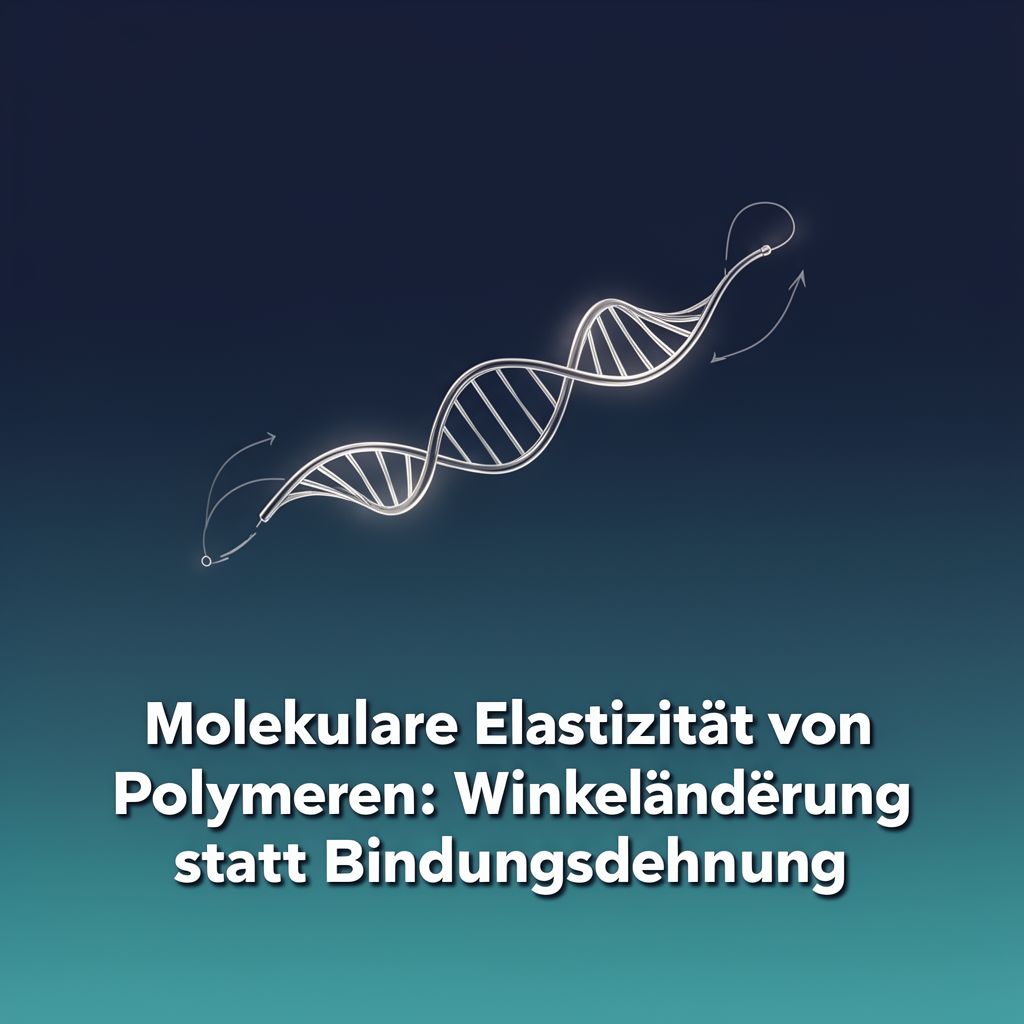Molekulare Elastizität von Polymeren: Winkeländerung statt Bindungsdehnung