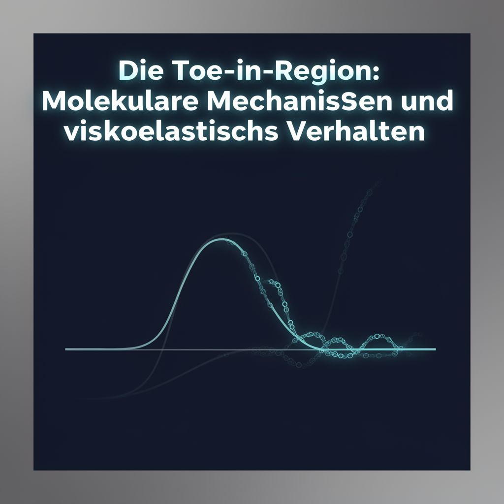 Die Toe-in-Region: Molekulare Mechanismen und viskoelastisches Verhalten