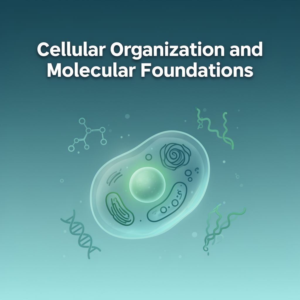 Cellular Organization and Molecular Foundations