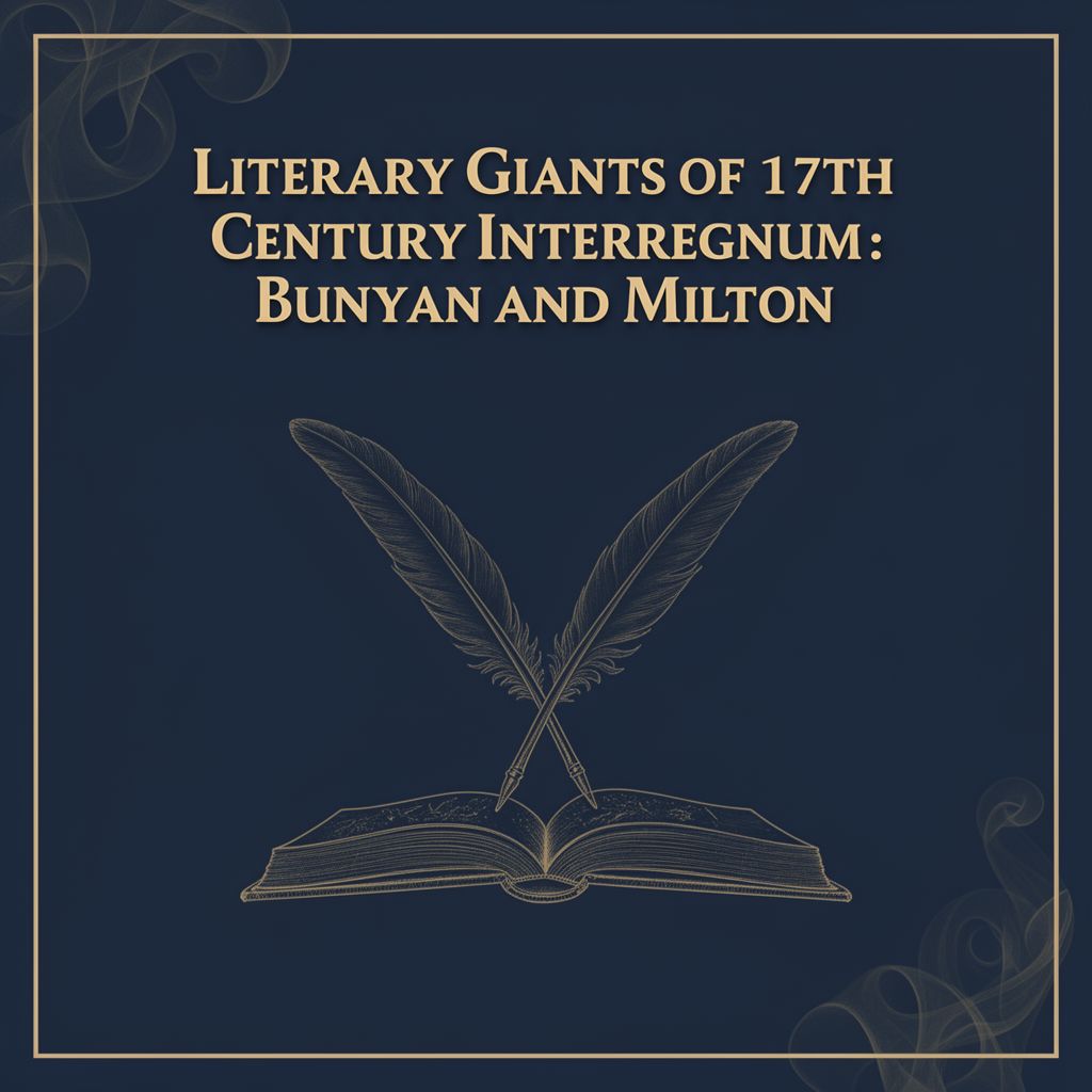 Literary Giants of the 17th Century Interregnum: Bunyan and Milton