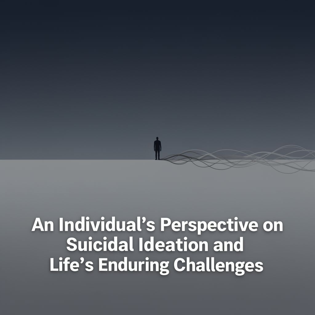 An Individual's Perspective on Suicidal Ideation and Life's Enduring Challenges