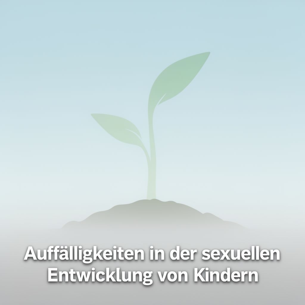 Auffälligkeiten in der sexuellen Entwicklung von Kindern