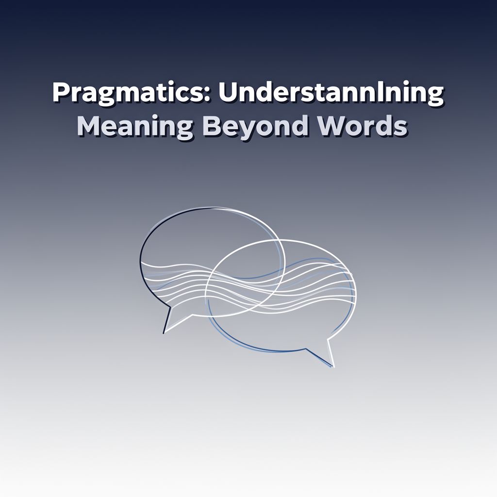 Pragmatics: Understanding Meaning Beyond Words