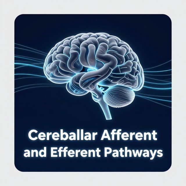 Cerebellar Afferent and Efferent Pathways