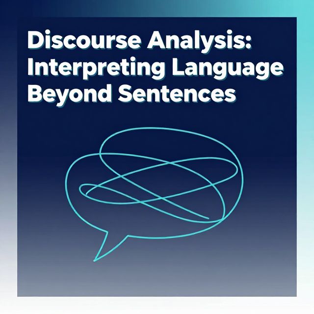 Discourse Analysis: Interpreting Language Beyond Sentences