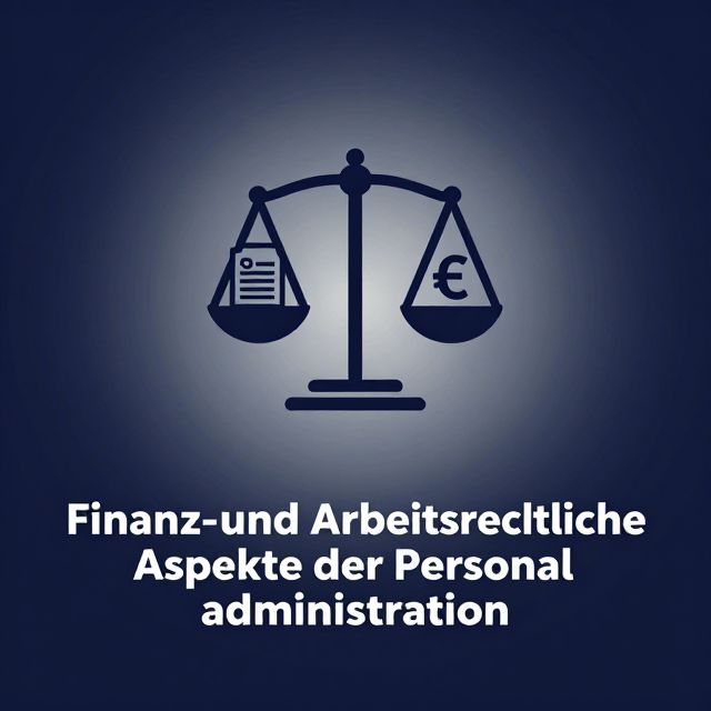 Finanz- und Arbeitsrechtliche Aspekte der Personaladministration