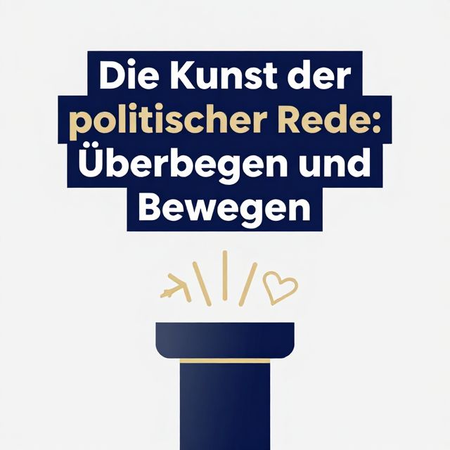 Die Kunst der politischen Rede: Überzeugen und Bewegen