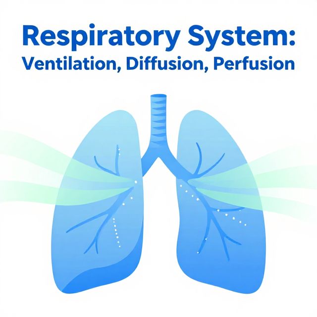 Respiratory System: Ventilation, Diffusion, Perfusion