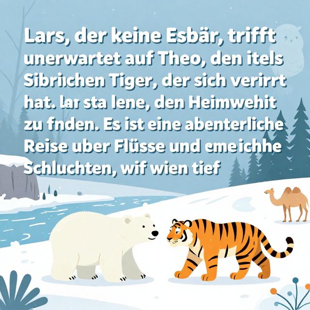 Kleiner Eisbär und Theo: Ein zweisprachiges Abenteuer