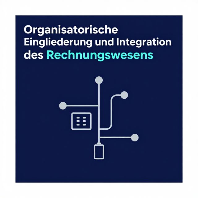 Organisatorische Eingliederung und Integration des Rechnungswesens