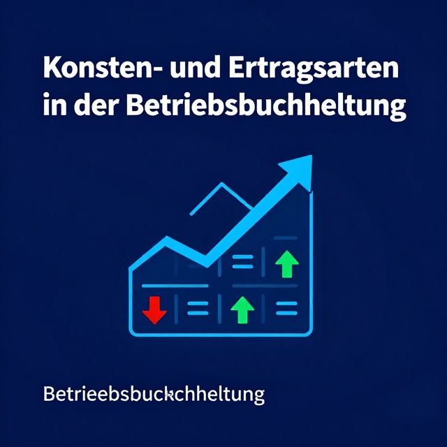 Kosten- und Ertragsarten in der Betriebsbuchhaltung