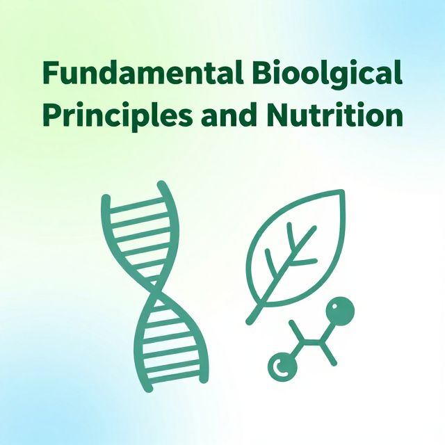 Fundamental Biological Principles and Nutrition