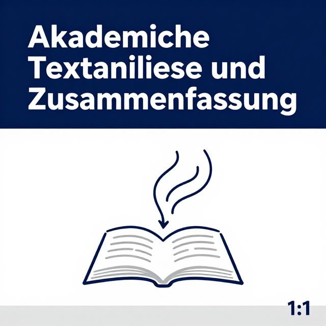Akademische Textanalyse und Zusammenfassung