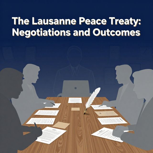 The Lausanne Peace Treaty: Negotiations and Outcomes
