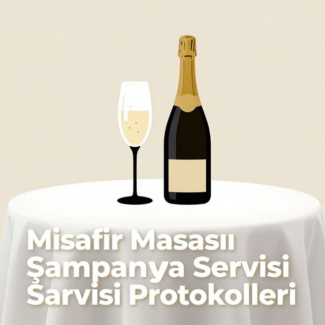 Misafir Masasında Şampanya Servisi Protokolleri