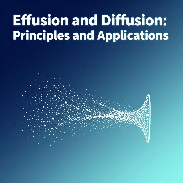 Effusion and Diffusion: Principles and Applications