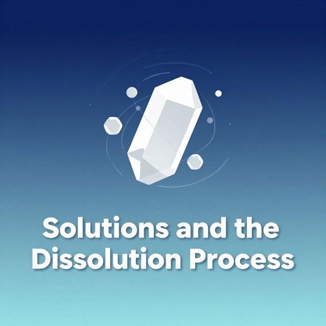 Solutions and the Dissolution Process