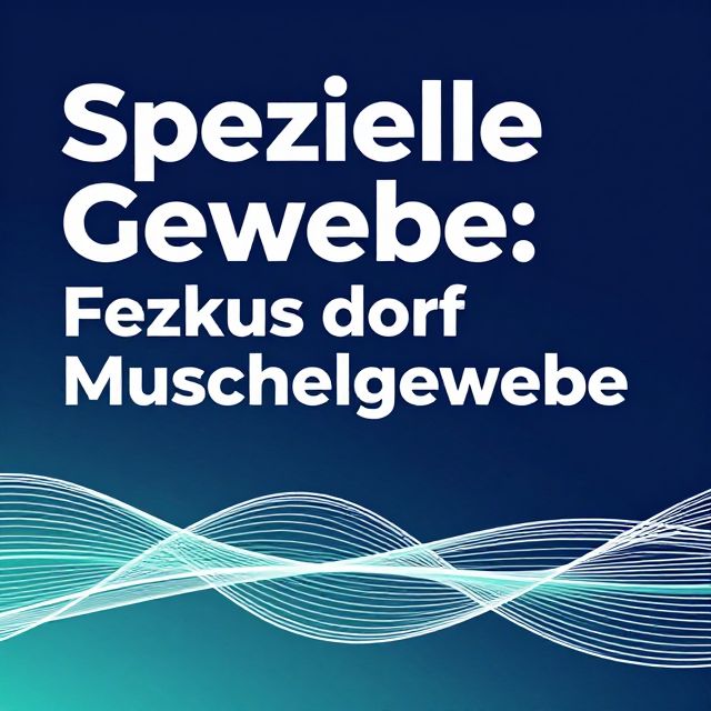 Spezielle Gewebe: Fokus auf Muskelgewebe