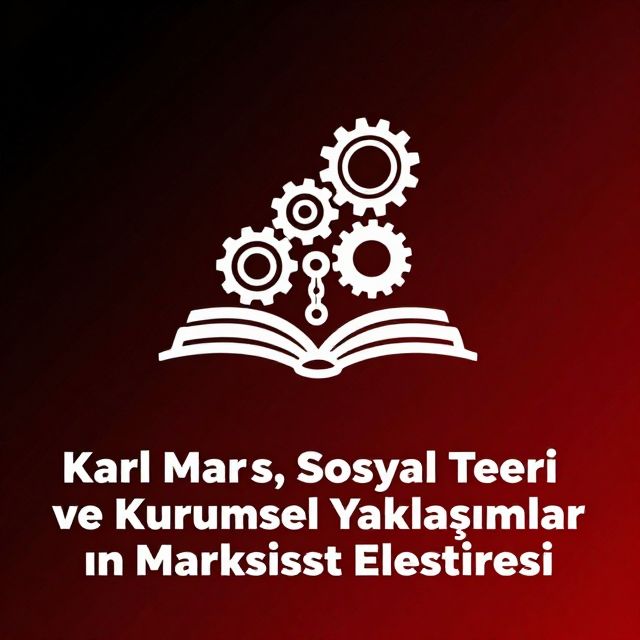 Karl Marx, Sosyal Teori ve Kurumsal Yaklaşımların Marksist Eleştirisi - kapak
