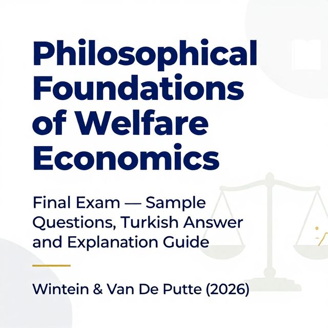Philosophical Foundations of Welfare Economics