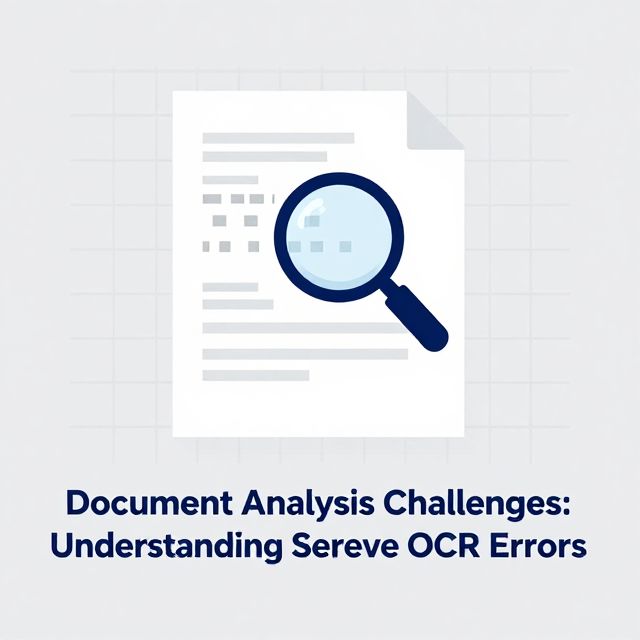 Challenges in Document Analysis: Understanding OCR Errors