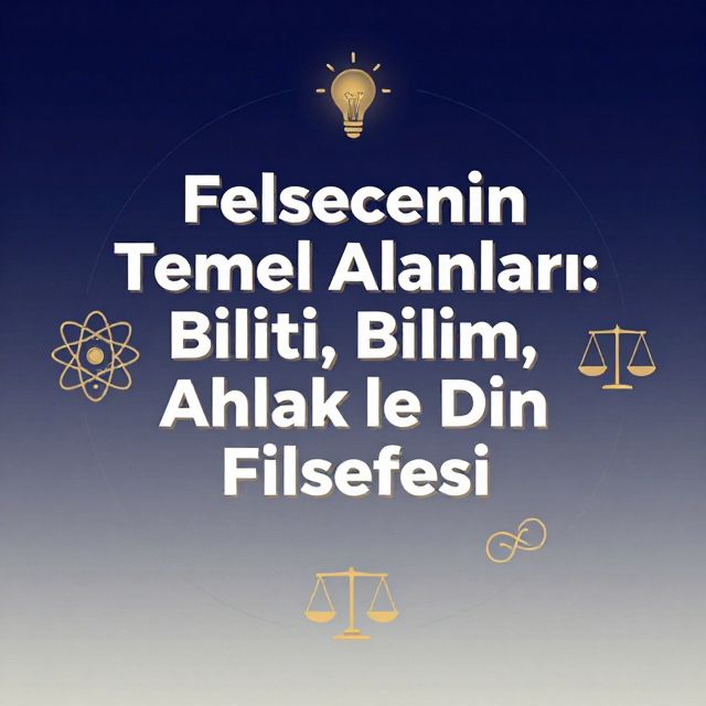 Felsefenin Temel Alanları: Bilgi, Bilim, Ahlak ve Din Felsefesi
