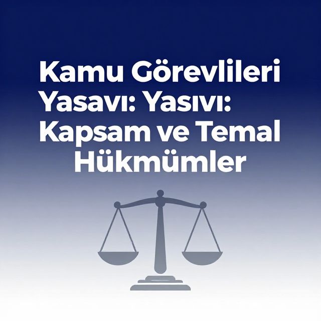 Kamu Görevlileri Yasası: Kapsam ve Temel Hükümler