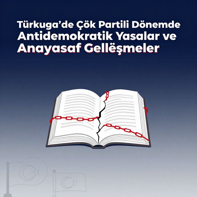 Türkiye'de Çok Partili Dönemde Antidemokratik Yasalar ve Anayasal Gelişmeler