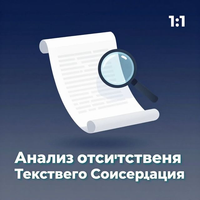 Анализ Отсутствия Текстового Содержания