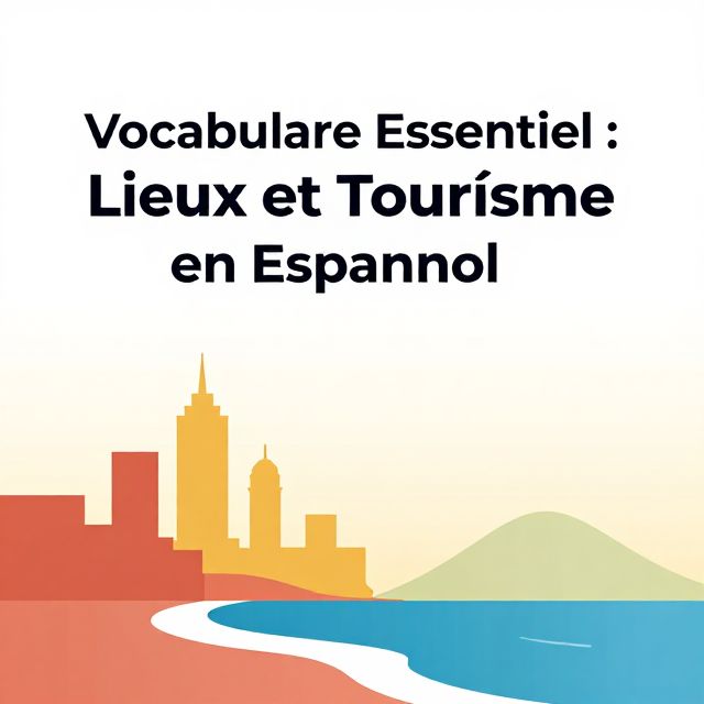 Vocabulaire Essentiel : Lieux et Tourisme en Espagnol