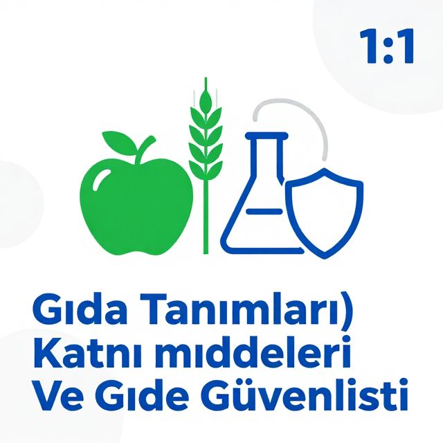 Gıda Tanımları, Katkı Maddeleri ve Gıda Güvenliği