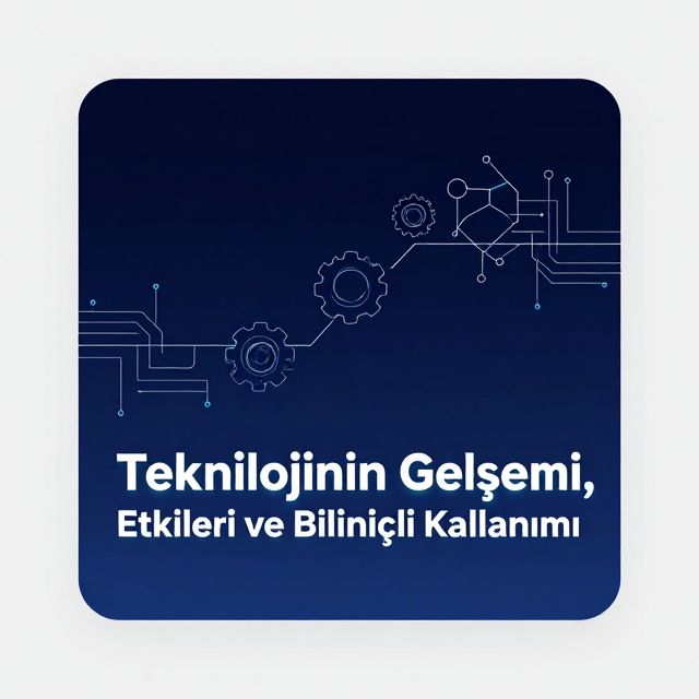 Teknolojinin Gelişimi, Etkileri ve Bilinçli Kullanımı