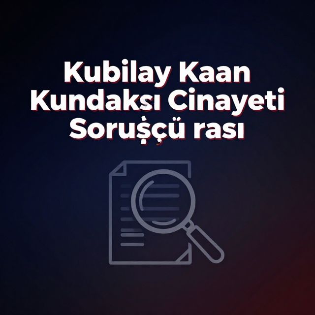 Kubilay Kaan Kundakçı Cinayeti Soruşturması