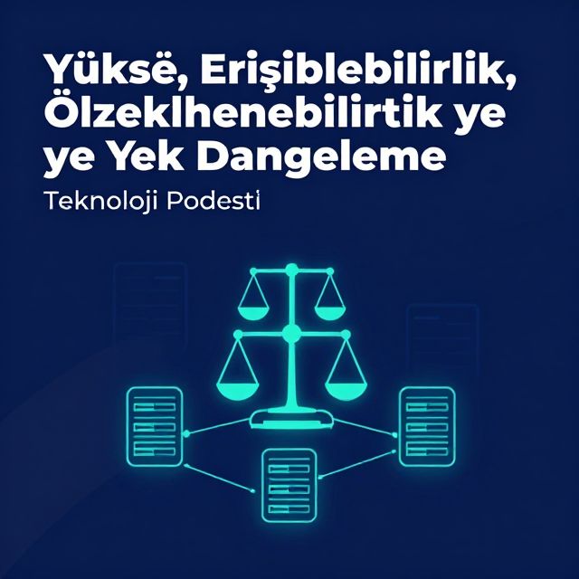 Yüksek Erişilebilirlik, Ölçeklenebilirlik ve Yük Dengeleme