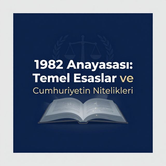 1982 Anayasası: Temel Esaslar ve Cumhuriyetin Nitelikleri